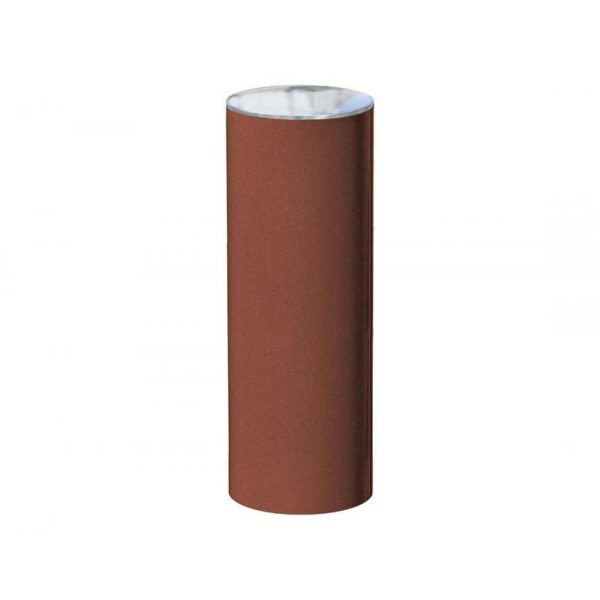 Illustration d'une borne procity marron avec couronne en inox