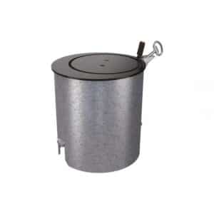 Illustration d'un kit amovibilité verrouillable pour barrière serrubloc rond