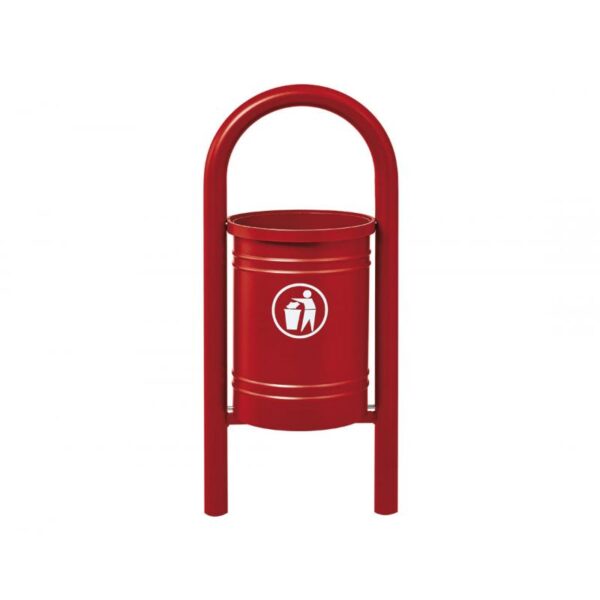 Illustration d'une corbeille vercors rouge