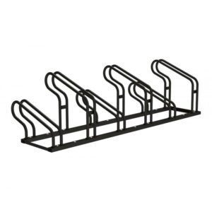Illustration d'un support vélos optimum noir 6 places