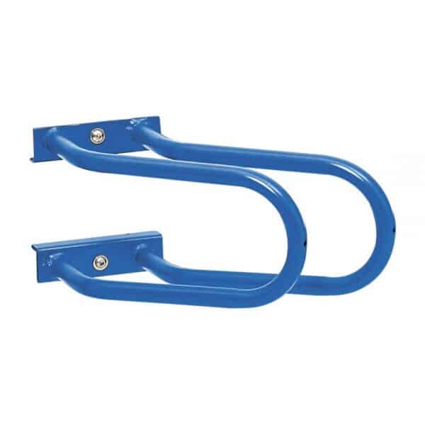 Illustration d'une griffe supplémentaire bleue support vélos conviviale