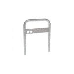 Illustration d'un arceau vélos simple en acier galvanisé sans platine