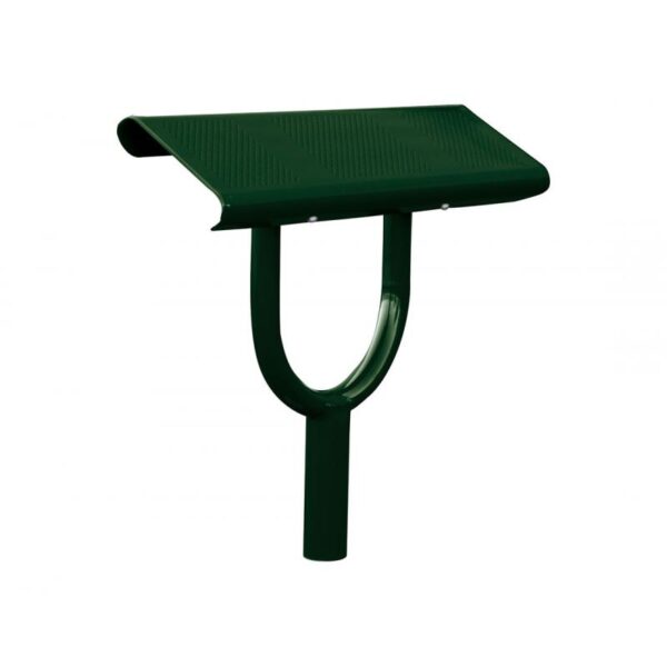 Illustration d'un assis-debout oslo en acier vert 6005