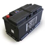 Illustration d'une batterie pour feu tricolore