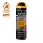 Illustration d'un traceur de chantier fluo - ORANGE