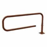 Illustration d'une barrière trombone tournante - ASPECT CORTEN