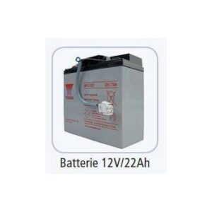 Illustration d'une batterie 12V/22Ah