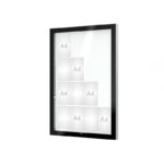 Illustration d'une vitrine edge - Porte levante, 16 A4