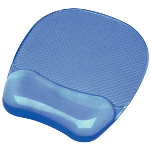 Photo d'un tapis souris crystal gel bleu