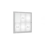 Photo d'une vitrine intérieure classique 6 A4
