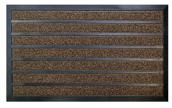 Photo d'un tapis grattant pro extérieur marron