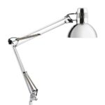 Photo d'une lampe led architecte couleur chrome