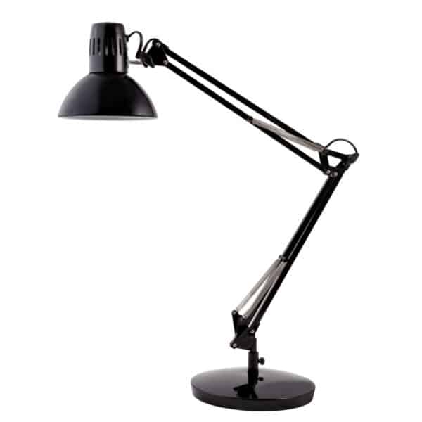 Photo d'une lampe architecte noire