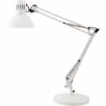 Photo d'une lampe architecte blanche