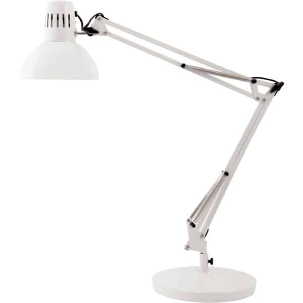 Photo d'une lampe architecte blanche