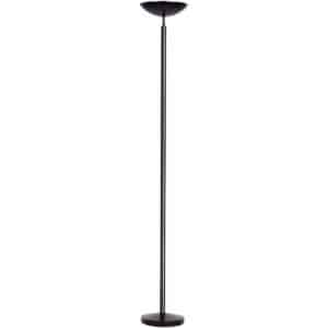 Photo d'un lampadaire led classique noir