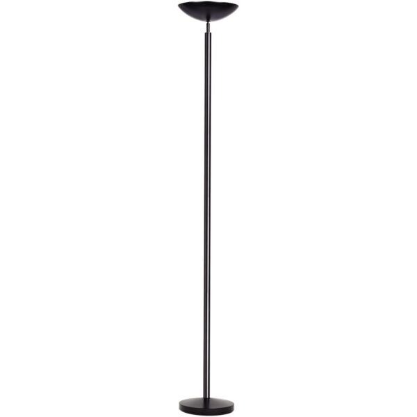 Photo d'un lampadaire led classique noir