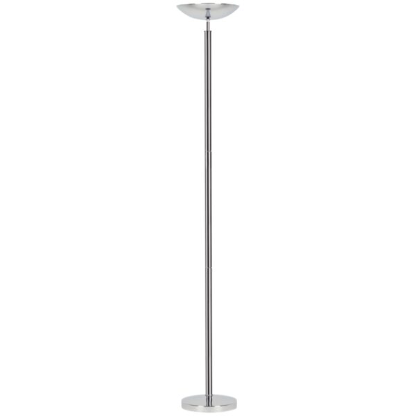 Photo d'un lampadaire led classique gris métal
