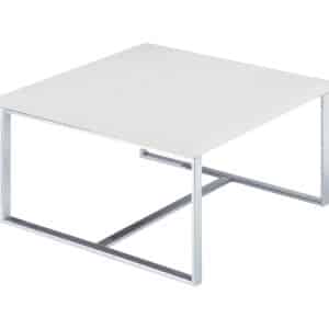 Illustration d'une table basse softline blanche