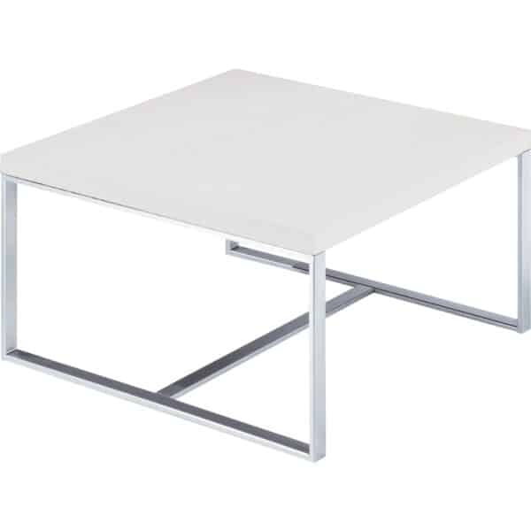 Illustration d'une table basse softline blanche