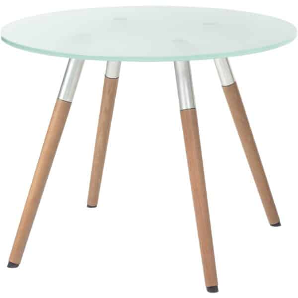 Illustration d'une table basse en verre