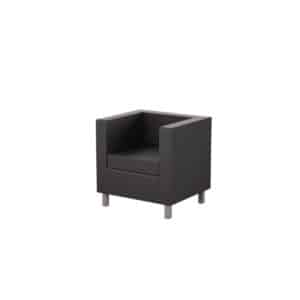 Illustration d'une chauffeuse softline 1 place en similicuir