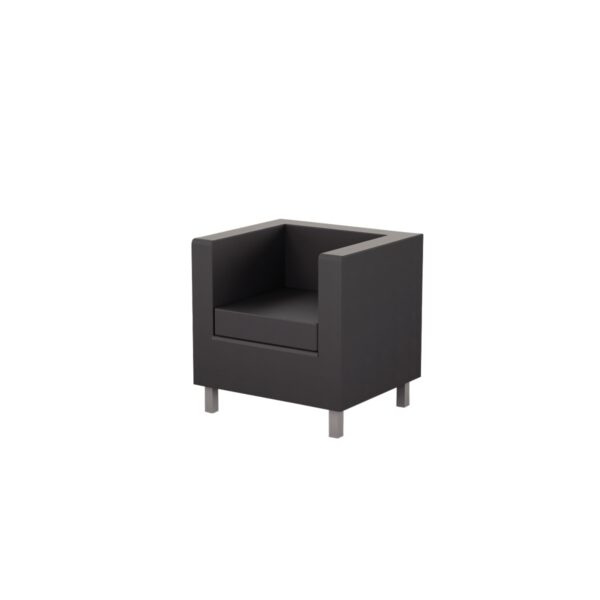 Illustration d'une chauffeuse softline 1 place en similicuir