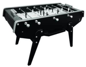 Photo d'un baby-foot superpro noir et blanc