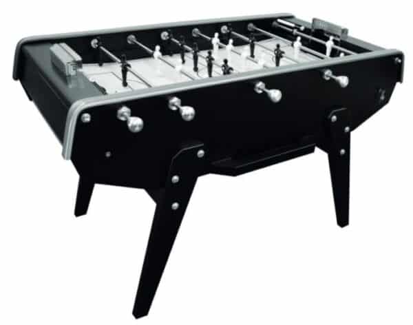 Photo d'un baby-foot superpro noir et blanc