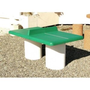 Photo d'une table de ping-pong extérieure pour enfant verte