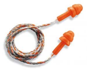 Photo d'une paire de bouchons d'oreilles réutilisables uvex whisper