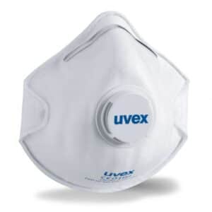 Photo d'un masque respiratoire ffp1 coque avec soupape uvex