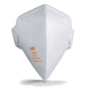 Photo d'un masque respiratoire ffp2 pliable uvex