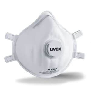 Photo d'un masque respiratoire ffp3 coque avec soupape uvex