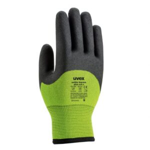 Photo d'un gant anti-froid unilite thermo plus cut c vert et gris
