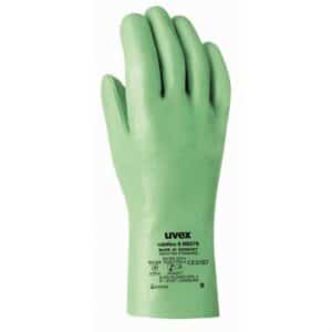 Photo d'un gant de protection contre produits chimiques rubiflex s nb manchette 27cm
