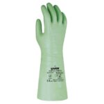 Photo d'un gant de protection contre produits chimiques rubiflex s nb manchette 27cm