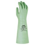 Photo d'un gant de protection contre produits chimiques rubiflex s nb manchette 35cm