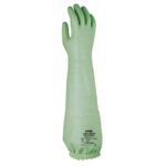 Photo d'un gant de protection contre produits chimiques rubiflex s nb manchette 60cm avec élastique