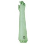 Photo d'un gant de protection contre produits chimiques rubiflex s nb manchette 80cm avec élastique