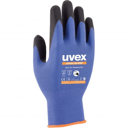 Photo d'un gant de protection spécifique esd athletic