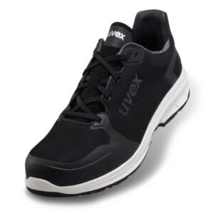 Photo d'une chaussure de sécurité uvex sport esd noire vue de 3/4 face