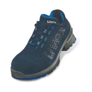 Photo d'une chaussure de sécurité uvex 1 esd perforée basse bleue