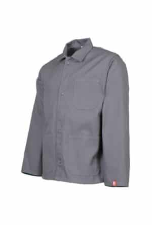Photo d'une veste de travail éco en coton polyester grise