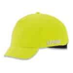 Photo d'une casquette anti-heurt haute visibilité visière courte jaune vif