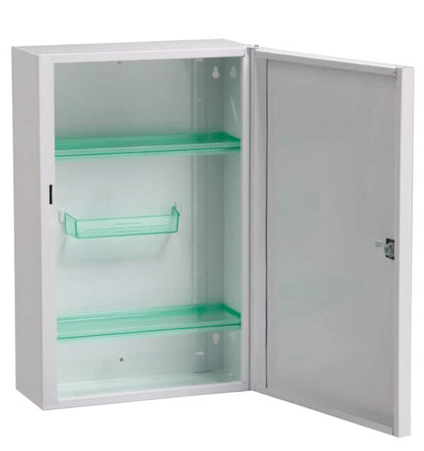 Photo d'une armoire à pharmacie 1 porte ouverte