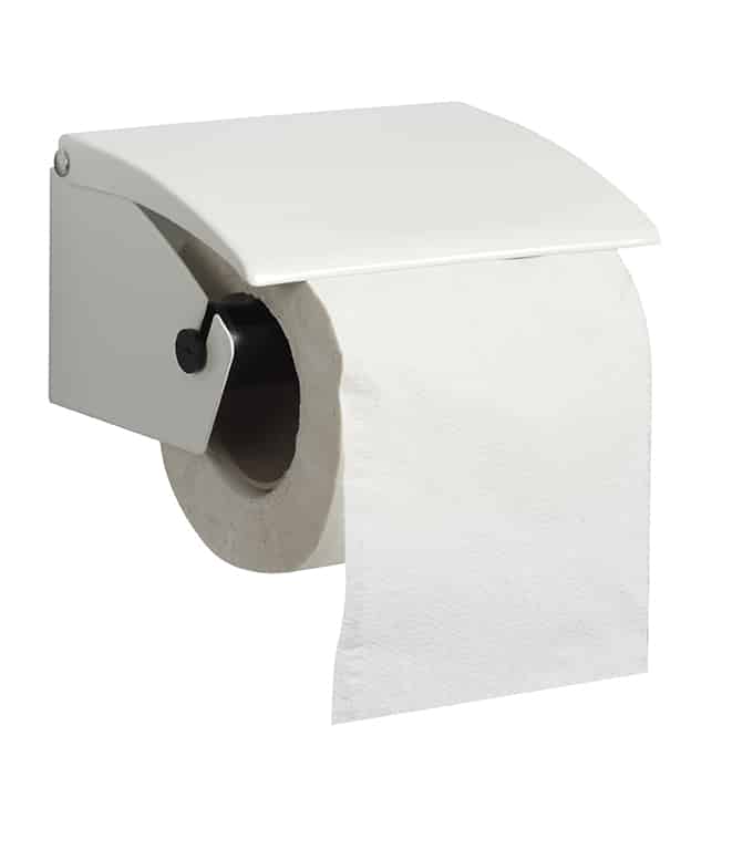 Photo d'un distributeur papier hygiénique 1 rouleau blanc
