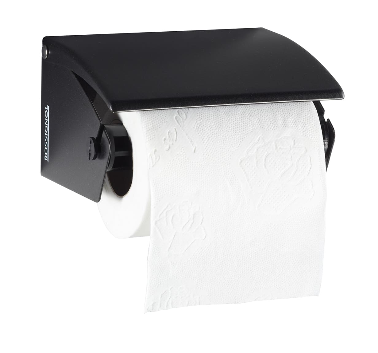Photo d'un distributeur papier hygiénique 1 rouleau noir
