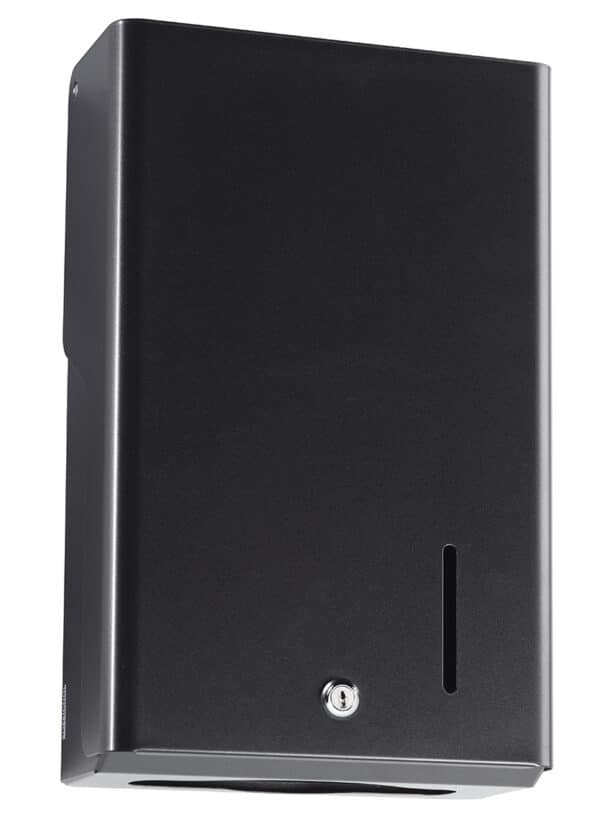 Photo d'un distributeur essuie-mains classique 255x125x400mm noir