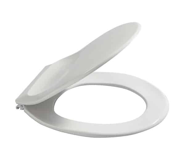 Photo d'un abattant wc sanipla blanc ouvert